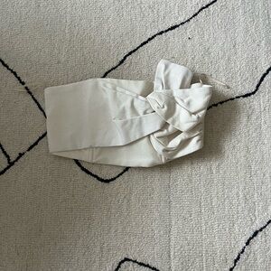 NWT Cream Corset Women's Crop Top